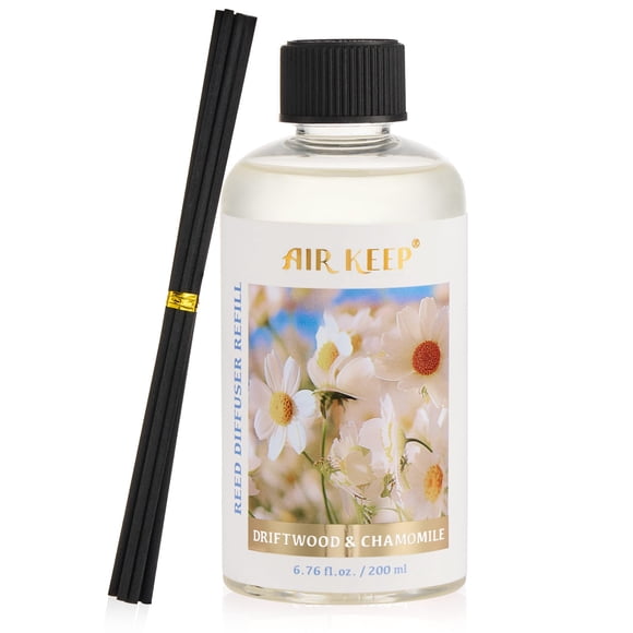 Recarga de aceite para difusor Reed Airkeep Clean, aroma a algodón, 200 ml