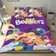 thumbnail image 1 of Bonkers Conjunto de sábanas temático, trío de piezas, cómodo y amigable con la piel, diseño único, regalo de decoración para el hogar para familiares, amigos y fans, 90 cm * 190 cm, 1 of 6