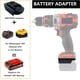 thumbnail image 3 of Adaptador de Batería para de*walt 20V Mil*wau*kee 18V Convertidor de Batería Li-ion a para Ein*hell 18V Batería de Litio Herramientas Eléctricas Taladro, 3 of 5