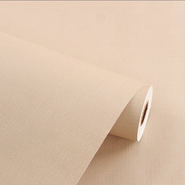 1 Roll Matte Solid Color Thickened Self-adhesive Wallpaper, Plain Texture Wallpaper, Waterproof And Oil-proof Countertop Wallpaper, Furniture Refurbishment Wallpaper, For Home Living Room/bedroom Wal