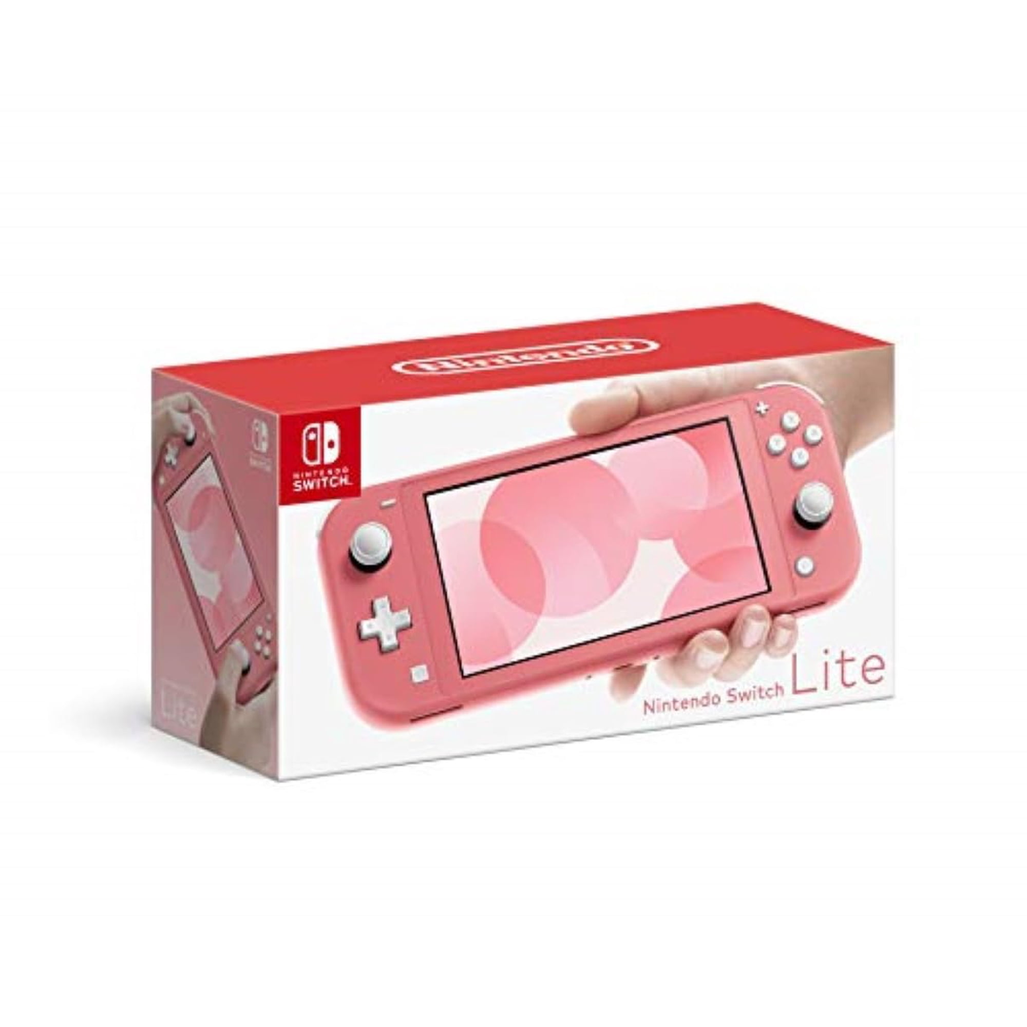 Consola De Juegos Nintendo Switch Lite Coral Con Multijugador En Línea