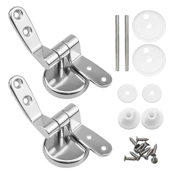 Bisagra de tapa de asiento de inodoro/bisagra de tapa de inodoro para apretar/bisagra de inodoro/universal/conector de montaje, bisagras de repuesto a