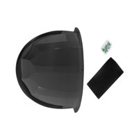 Magideal - Cámara De Seguridad, Cubierta Para Lluvia Solar, Cubierta Para Cámara, Montaje En Pared Multiusos, Techo Protector Universal Para Cámara Exterior Negro