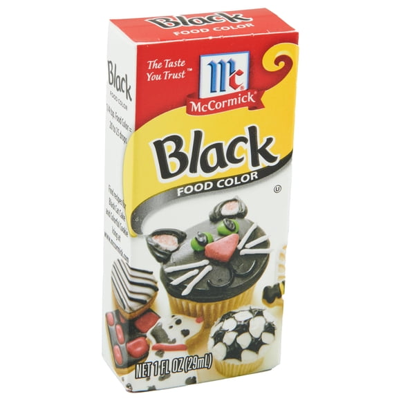 Colorante alimentario McCormick Black 30 ml