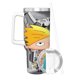thumbnail image 3 of ¡Oye, Arnold! Vaso aislado de acero inoxidable con asa, diseño temático, regalo para familia, amigos y fans; incluye pajita y encaja en el portavasos estándar, 40 oz, 3 of 6