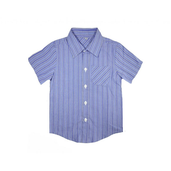 Camisa Blue Kid - 4 Años Manga Corta Algodón Peruano