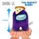 thumbnail image 3 of Peluche Just Toys Among US Crewmate rosa con helado de 15 cm, 3 of 4