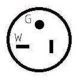 thumbnail image 3 of Cable de alimentación Parkworld 884852 adaptador para RV 20A a 30A 30 cm, 3 of 5