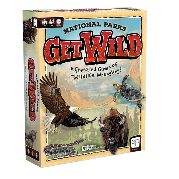 Juego de dados USAOPOLY National Parks Get Wild Kids 6+ Years