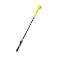 Ioensy - Entrenador De Swing De Golf, Palo De Práctica De Swing De Golf Para Agarre Potente Para Adolescentes Y Adultos, Amarillo, 1,2 M
