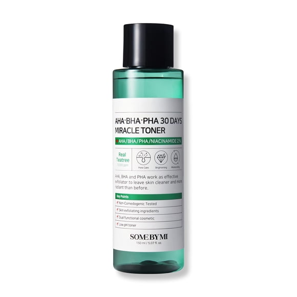 Tonificador SOME BY MI AHA BHA PHA 30 Days Miracle, 150 ml, árbol de té