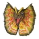 thumbnail image 2 of Escultura Cabeza De Dilophosaurus Para Colgar En La Pared, 2 of 3