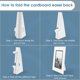 thumbnail image 4 of Respaldo para Caballete Lineco 30 cm Blanco (Pack de 50), 4 of 7