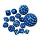 thumbnail image 4 of 15 Uds Juguetes De Entretenimiento Juego De Dados Para Juegos De Mesa De Rol Favores De Fiesta Azul, 4 of 5