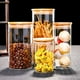 thumbnail image 2 of Set 10 Frascos Hermeticos Despensa Vidrio Con Tapa Bambu, 2 of 3