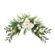 thumbnail image 3 of Arco De Boda Con Flores Artificiales Para Dintel De Porche Y Jardín, Color Blanco, 3 of 5