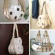 thumbnail image 4 of Xiao Hua Bolsa de Soporte para Papel Higiénico de Cuerda de Algodón Adecuada para Decoración de Baño con Temática Oceánica, beige 1 Pieza, 4 of 4