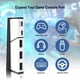 thumbnail image 2 of Hub USB de 5 Puertos para PS5 Slim - Adaptador Extensor de Puerto USB de Alta Velocidad con 3 USB + 2 Puerto Type-C para Consola PS5 Slim Edición Disc & Digital, 2 of 7