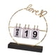 thumbnail image 1 of Calendario De Escritorio De San Valentín, Calendario Diario Perpetuo Con Tapa Para Escritorio, Mesa De Hogar, Base Negra De Amor, 1 of 5