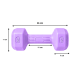 thumbnail image 2 of Par Mancuernas Hexagonales PVC 3 Kg c/u Pesas Fitness 6 Kg Total, 2 of 3