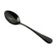 thumbnail image 1 of Acero inoxidable cuchillería mesa cena sopa té cuchara vajilla negro, 1 of 3