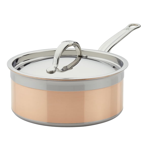 Cazo Hestan CopperBond de cobre 100 % de 3 cuartos para inducción