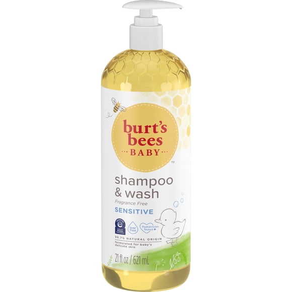 Champú y jabón Burt's Bees Baby Sensitive 620 ml 98,7% natural