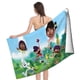 thumbnail image 4 of ¡Press Start! Toalla de playa de secado rápido con diseño temático, regalo para mujeres y niñas, ideal para cumpleaños, fans, amantes de la música, uso en la playa o al aire libre, 78 × 180 cm, 4 of 6