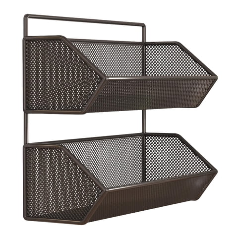 Bothyi - Cesta De Almacenamiento De Doble Capa Resistente Para Armarios De Lavandería, Armarios De Cocina