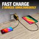thumbnail image 5 of Bloque de carga DEWALT con puerto USB C GaN 2 de 100 W para MacBook Pro, 5 of 9