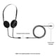 thumbnail image 5 of Auriculares supraaurales Koss KPH40 Utility, estilo retro, color negro, 5 of 8