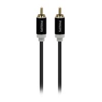 Philips - Cable Auxiliar De Audio Rca Jack 3.5 Trenzado 2 Mts