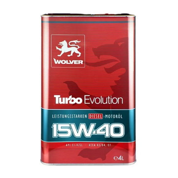 Aceite Motor 15w40 Turbo Evolution Diesel 4l Api Ci4 sl