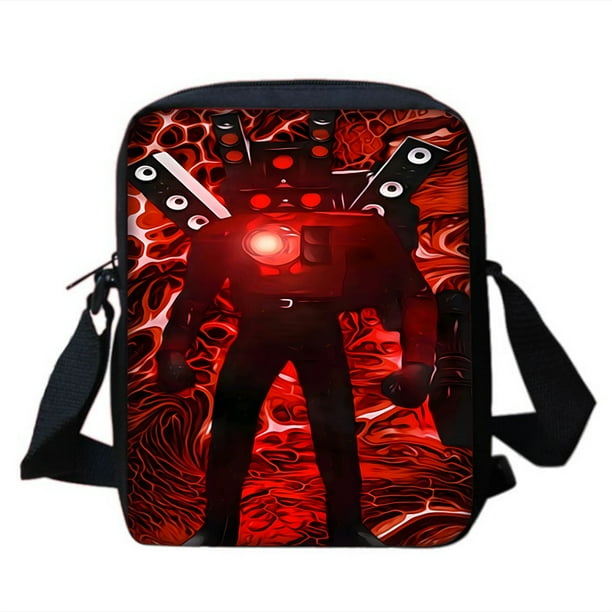 3 pcs set Skibidi Toilet Toilet School Child School Backpack With Shoulder Bag Pencil Bags School Bags for Boys Girls Best Gift