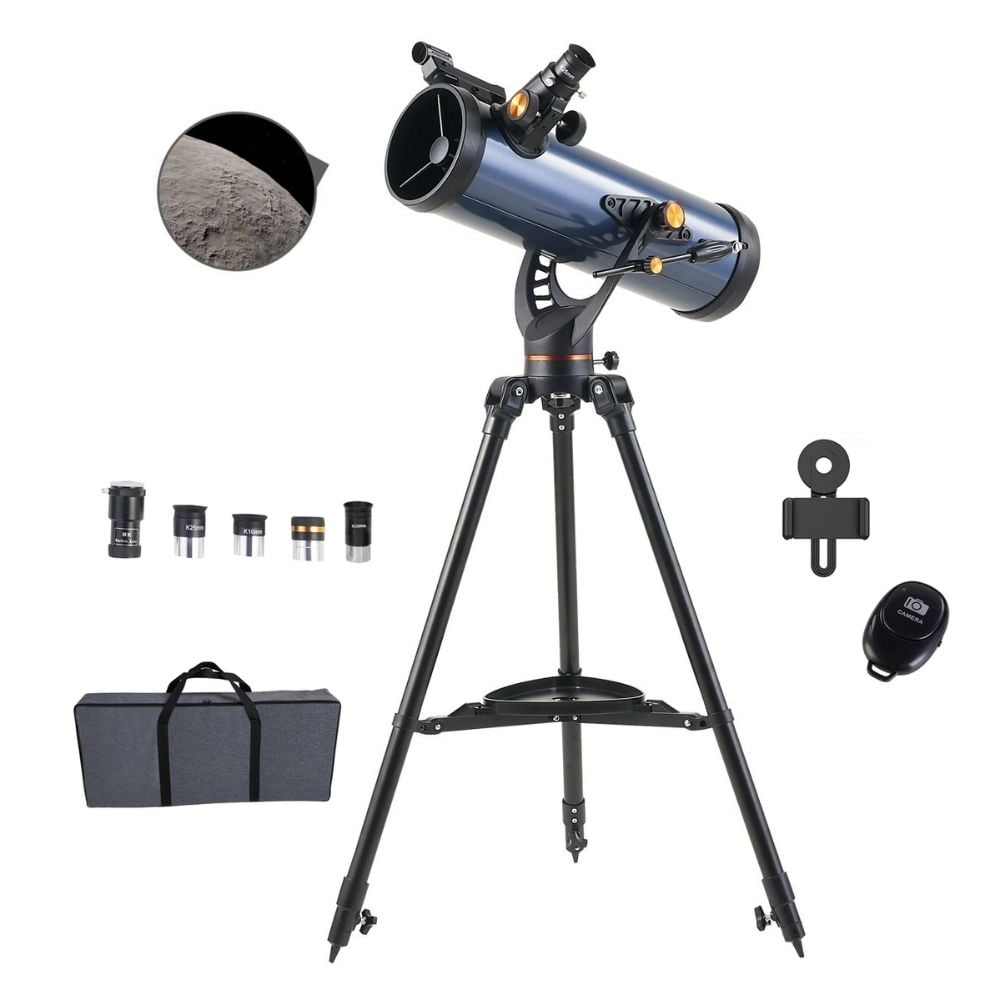 Novystor - Telescopio Profesional Astronómico 114/1000 Alta Definición