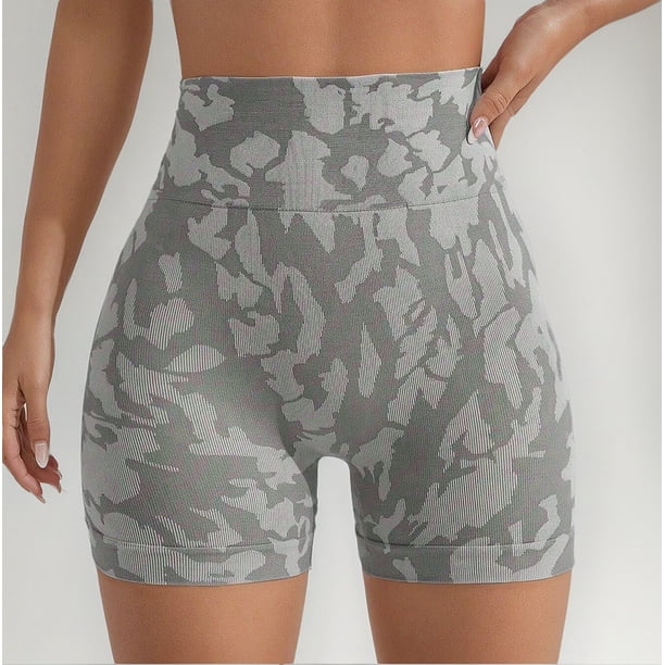 Short Deportivo Mujer Animal Print Push Up Levanta Cola