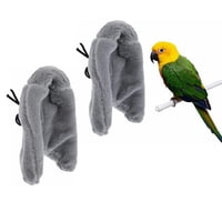 Xusx111 - Manta De Aves De Esquina De Comodidad De 2 Piezas, Juguete Colgante De Nido De Abrazos Para Jaula De Aves, Cama De Refugio De Aves Cálidas Para Loros Pequeños Y Medianos, Paloma De Coccatel