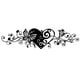 thumbnail image 4 of Escultura De Pared Colgante Con Acento Moderno Para Baño, Mariposa, Decoración De Pared De Metal Con Corazón, 4 of 5