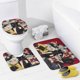 thumbnail image 4 of Soul Eater-theme 4-Piece Shower Curtain Set with Rugs, Waterproof Bathroom Decor Set Includes Bath Mat, U-Shaped Rug, Toilet Lid Cover and Curtain with Hooks, 4 of 6