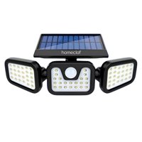 Homeclaf - Foco Led Solar Exterior Sensor Movimiento 3P 18W