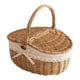 thumbnail image 4 of Cesta de mimbre, cesta de regalo vacía para el día de la madre, San Valentín, cumpleaños, con asa, cesta con tapa, cesta de Picnic de mimbre navideña 34 cm x 24 cm x 17 cm, 4 of 5