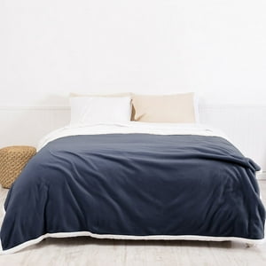 Mashini - Frazada Polar-Sherpa Lisa 2 P Azul