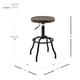 thumbnail image 3 of Banqueta de Bar New Pacific Direct Eaton Ajustable Vintage Marrón, 3 of 3