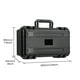 thumbnail image 5 of Bolsa de transporte portátil para ROG Ally X Funda de viaje protectora a prueba de golpes Funda de piel rígida Accesorios para consola-Negro, 5 of 6
