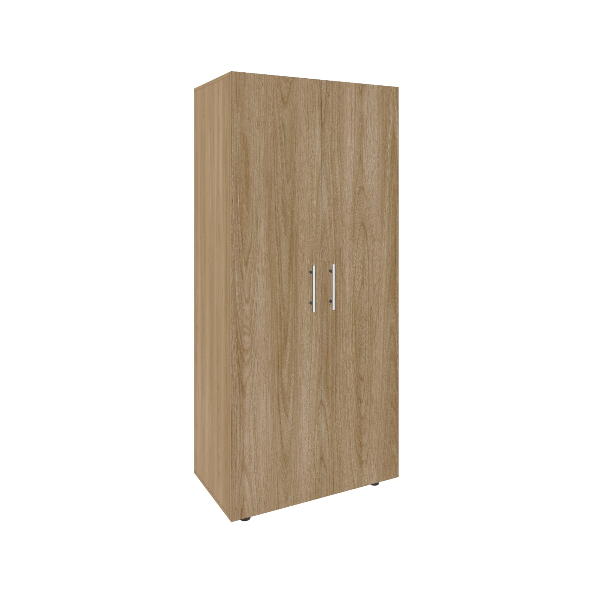 Fm Furniture - Closet 2 Puertas Fm Melamina Café Claro Y Blanco 180x80x48 Cm