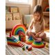 thumbnail image 1 of Juguete Didactico Montessori De Madera Arcoíris Infantil, 1 of 6