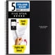 thumbnail image 1 of Cuaderno Five Star Spiral, 5 asignaturas, a rayas universitarias, 200 hojas, 1 of 7