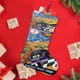 thumbnail image 4 of Hot Wheels Vamos a Correr Tema: Calcetines de Navidad, fino lino blanco para colgar en escaleras y chimenea, decoración navideña para el hogar, regalo de Navidad.54cm×38cm, 4 of 5