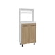 thumbnail image 2 of Mueble Microondas Sedona 140X60X35,3 Cm Blanco Mqz Y Fresno Europeo, 2 of 11