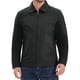 thumbnail image 1 of INSPIRE CHIC Chaqueta Casual Forrada de Color Sólido con Cremallera Completa y Manga Larga para Hombre M Negro, 1 of 6